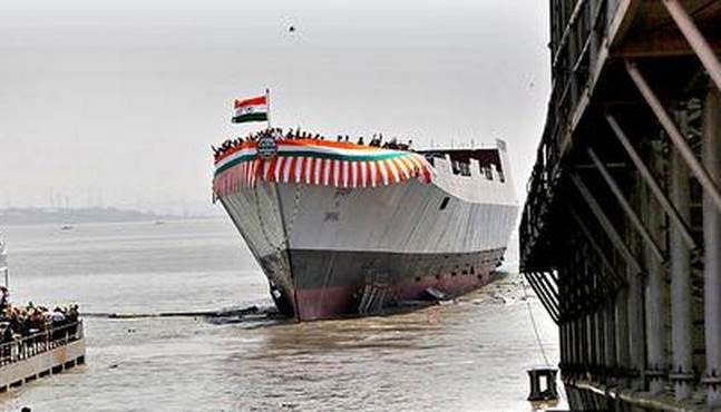 INS Imphal Launched